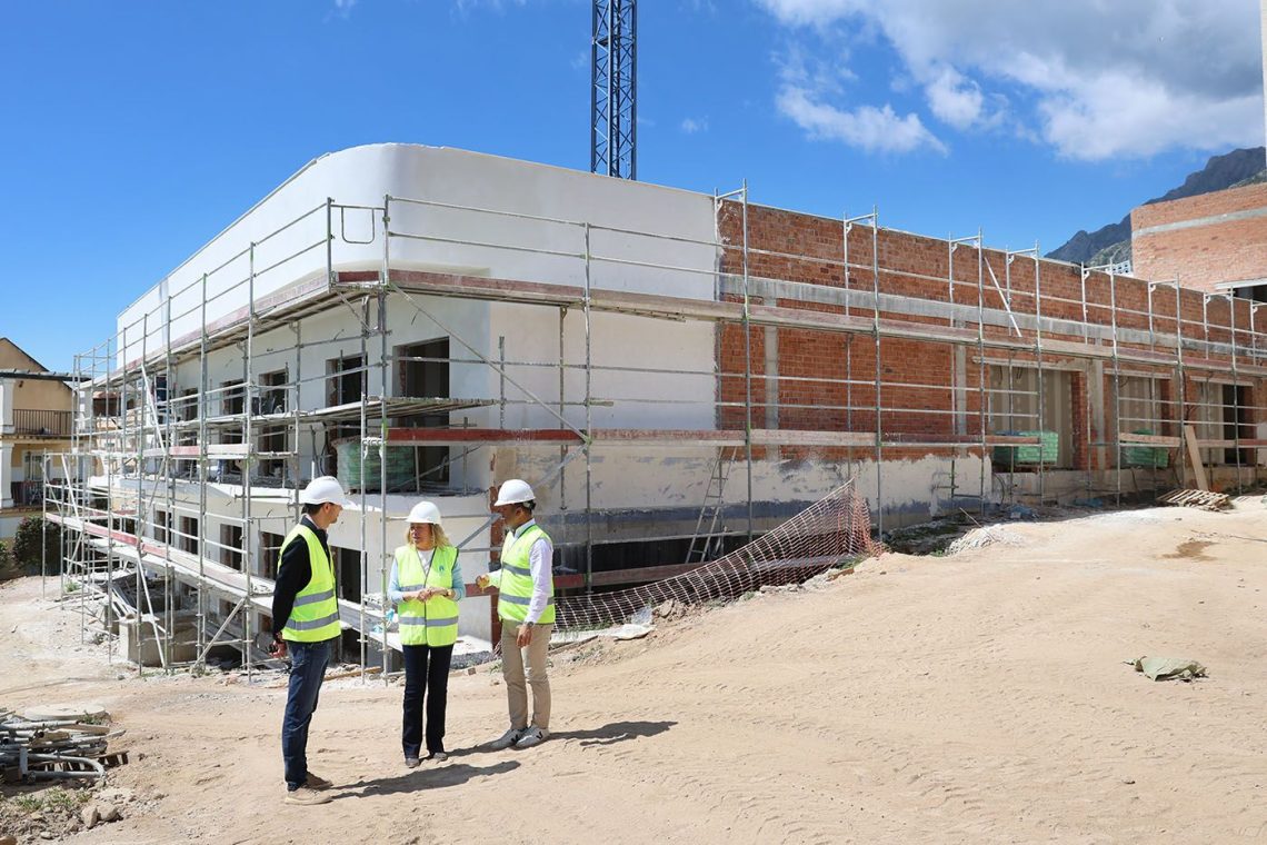 Las obras de la residencia pública de mayores del Trapiche del Prado superan el 85 por ciento de ejecución